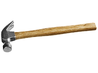 Молоток-гвоздодер 225гр STAYER STANDARD, деревянная ручка
