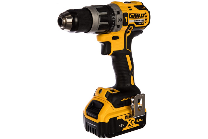 Дрель аккумуляторная DeWalt DCD796P2 (70Нм, 18В, 2х5,0Ач, ударная)