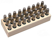 Клейма буквенные 6мм латинские ЗУБР