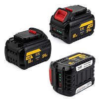 Аккумулятор 54,0 В Li-Ion  6,0 Ач DeWalt (совместима с XR 18.0 В)  АНАЛОГ