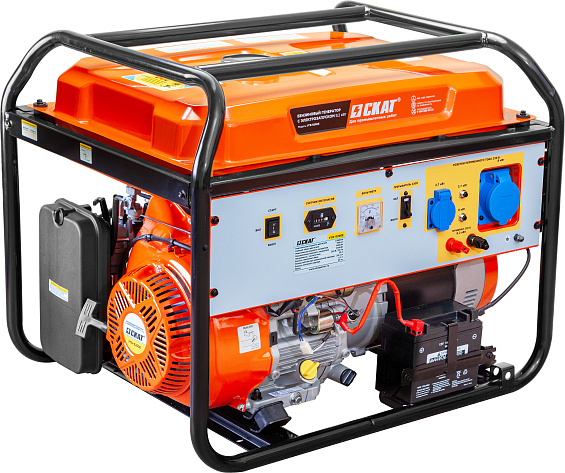 Электростанция бензиновая Скат УГБ-9200ЕВ DUPLEX